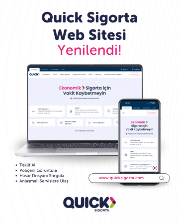 Quick Sigorta Web Sitesini Yeniledi