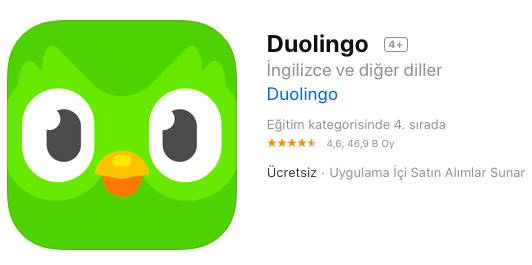 Duolingo’nun dünyada 300 milyonun üzerinde kullanıcısı bulunuyor.