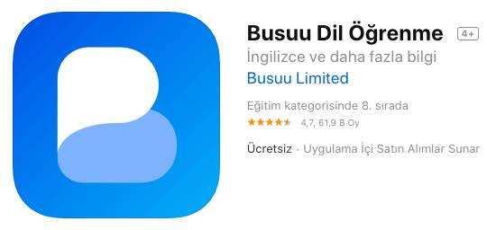 Busuu, hem masaüstünde yani bilgisayarınızda hem de telefonunuzda kullanabileceğiniz bir uygulama.