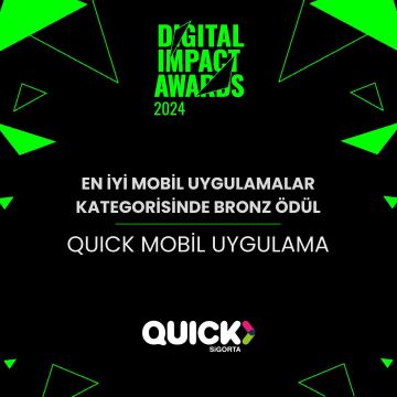 Digital Impact Awards’tan Quick Sigorta’ya ödül