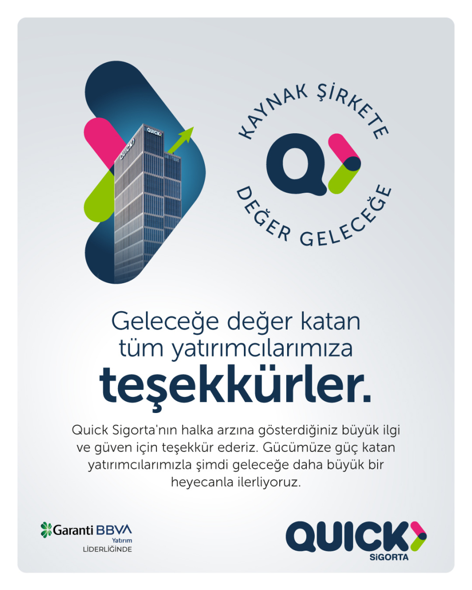 Quick Sigorta’nın Halka Arzı Başarıyla Tamamlandı!