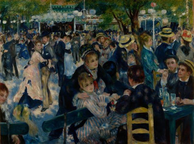 Renoir'nın kurduğu sofralar eserlerindeki neşeli sofralara benzerdi.