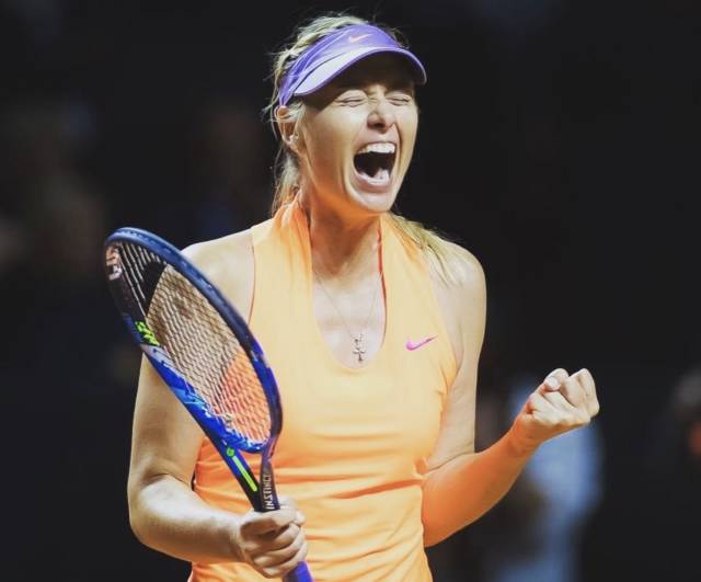 Sharapova rakiplerinin tepkisini çekti