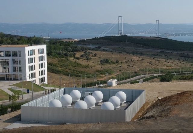 Marmara’da yer alan Starlink yer istasyonu henüz test aşamasında.