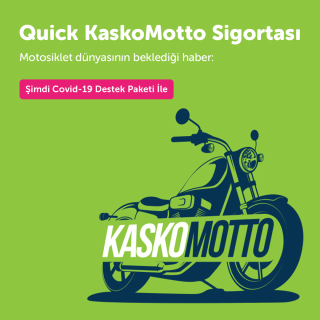 Quick Motosiklet Kaskosu, pek çok avantaja ve teminata sahip.
