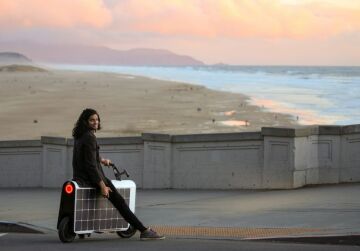 Güneşten aldığı güçle menzili artan scooter: Lightfoot