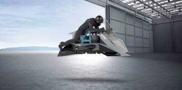 Jet motorlu uçan motosikletler geliyor
