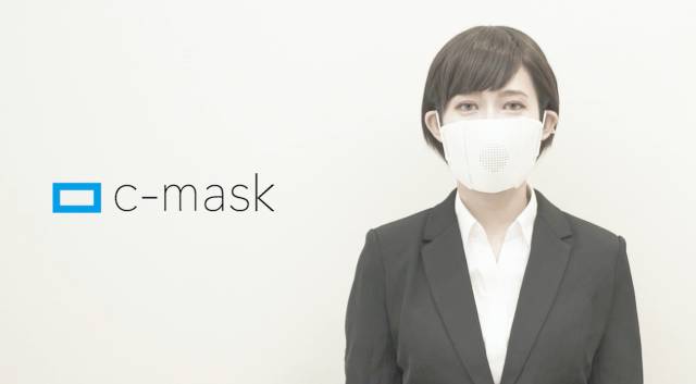 C-Mask akıllı telefonlara bağlanabiliyor.