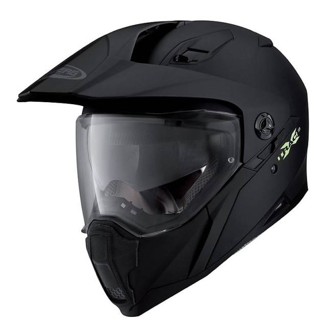 Caberg Xtrace mat siyah kapalı kask.