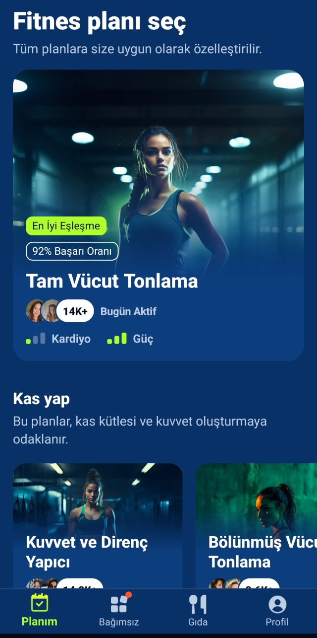 Fitify, evde kişiselleştirilmiş antrenman planları sunarak spor yapmayı daha etkili ve keyifli hale getiriyor.
