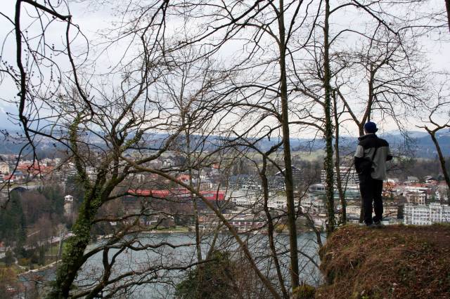 Bled Kalesi'nden kasaba manzarası./Fotoğraf:Cenk Ertekin