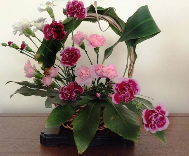 Ikebana is the art of beautifully arranging flowers