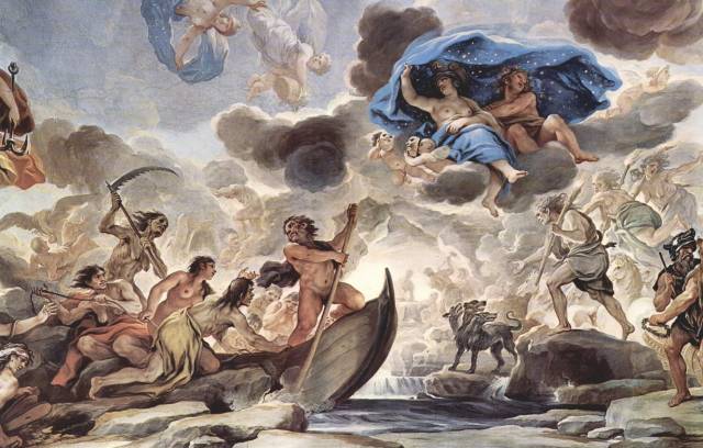 Antik Yunan mitolojisi, toplumsal hayatı yönlendiren güçlü bir etki bırakmıştır. Resim: Luca Giordano’nun 1680 yılında çizdiği Morpheus isimli eser.
